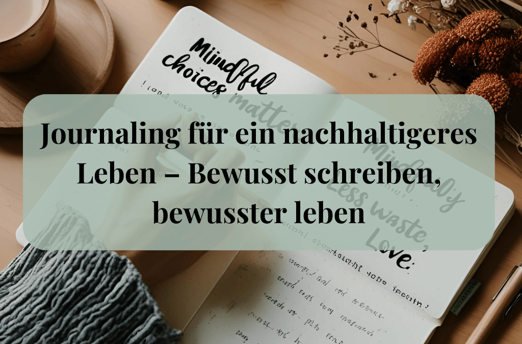Journaling für ein nachhaltigeres Leben – Bewusst schreiben, bewusster leben
