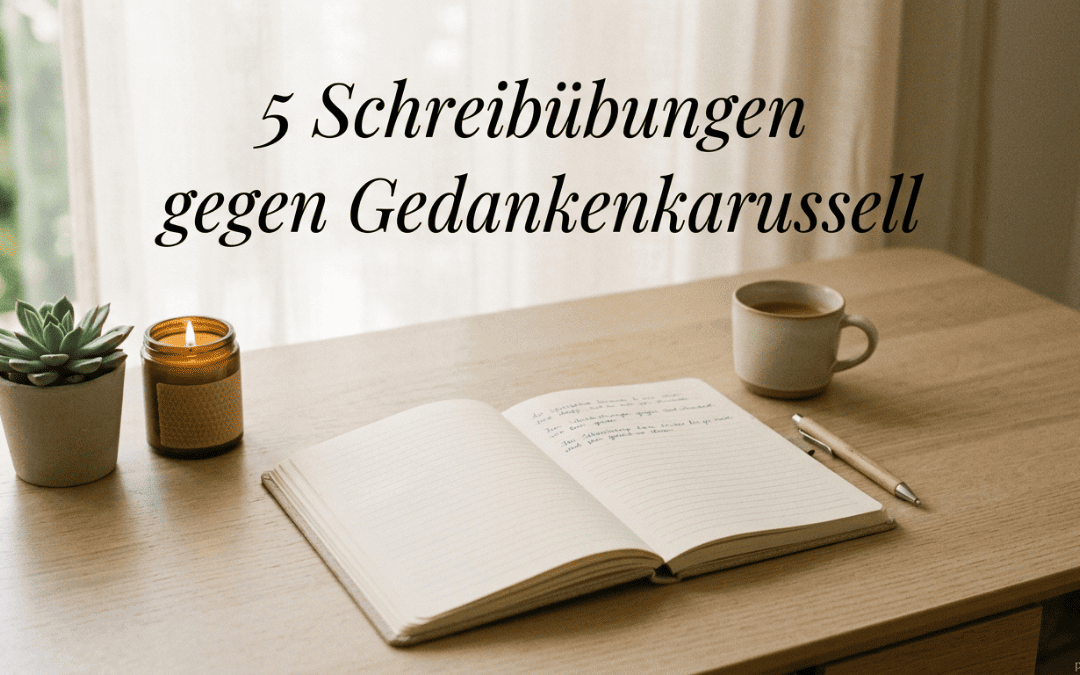 5 Schreibübungen gegen Gedankenkarussell und innere Unruhe
