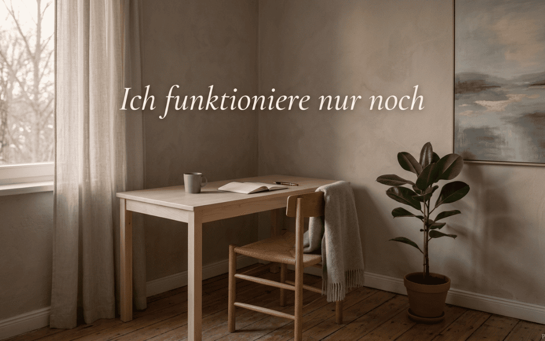 Ich funktioniere nur noch, aber innerlich bin ich längst drüber