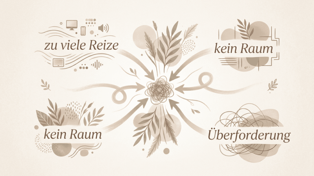 Reizüberflutung im Alltag_ Warum dein Kopf nicht mehr hinterherkommt - Infografik
